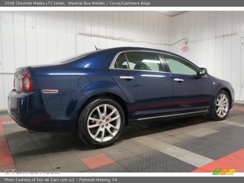 Imperial Blue Metallic / Cocoa/Cashmere Beige 2008 Chevrolet Malibu LTZ Sedan