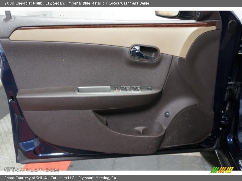 Imperial Blue Metallic / Cocoa/Cashmere Beige 2008 Chevrolet Malibu LTZ Sedan