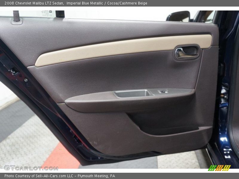 Imperial Blue Metallic / Cocoa/Cashmere Beige 2008 Chevrolet Malibu LTZ Sedan
