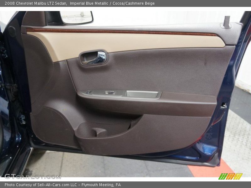 Imperial Blue Metallic / Cocoa/Cashmere Beige 2008 Chevrolet Malibu LTZ Sedan