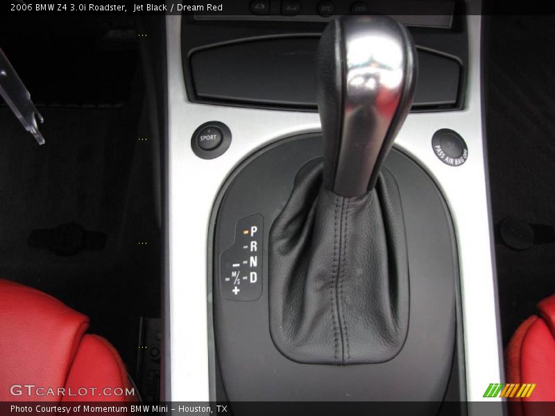 Jet Black / Dream Red 2006 BMW Z4 3.0i Roadster