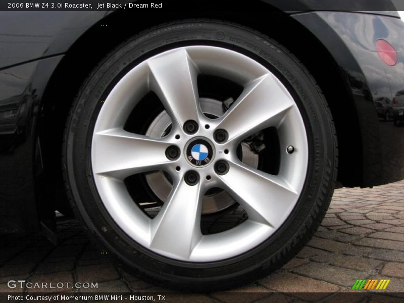Jet Black / Dream Red 2006 BMW Z4 3.0i Roadster