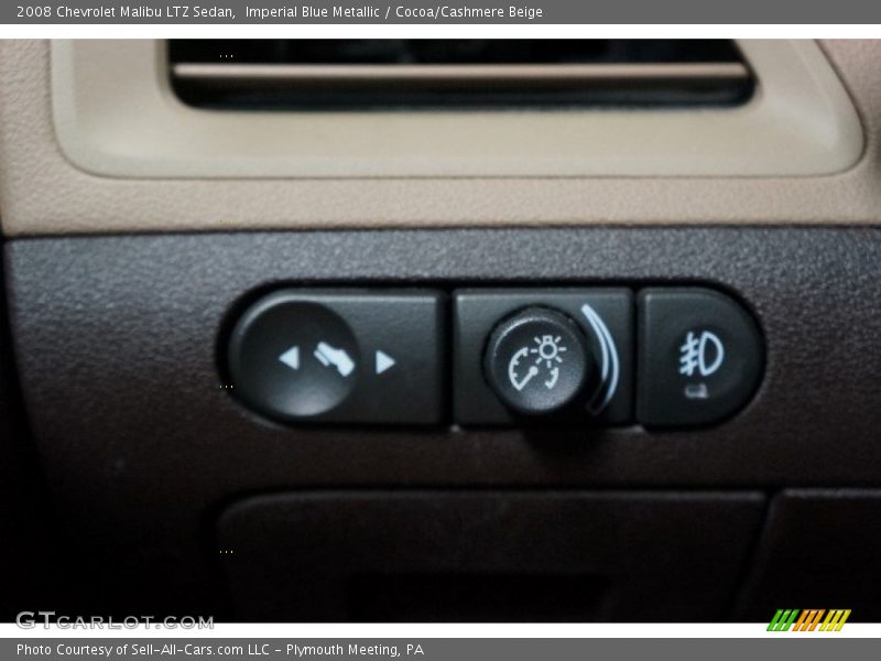 Imperial Blue Metallic / Cocoa/Cashmere Beige 2008 Chevrolet Malibu LTZ Sedan