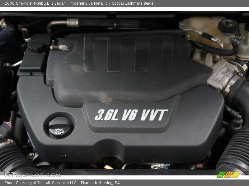 Imperial Blue Metallic / Cocoa/Cashmere Beige 2008 Chevrolet Malibu LTZ Sedan