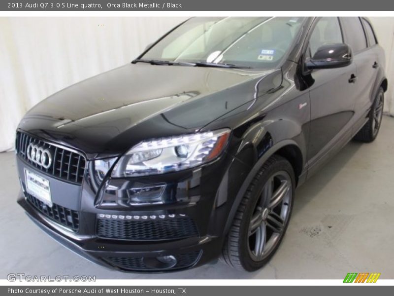 Orca Black Metallic / Black 2013 Audi Q7 3.0 S Line quattro