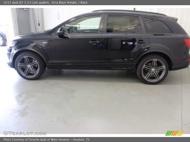 Orca Black Metallic / Black 2013 Audi Q7 3.0 S Line quattro