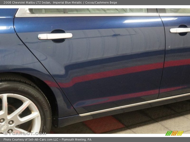 Imperial Blue Metallic / Cocoa/Cashmere Beige 2008 Chevrolet Malibu LTZ Sedan