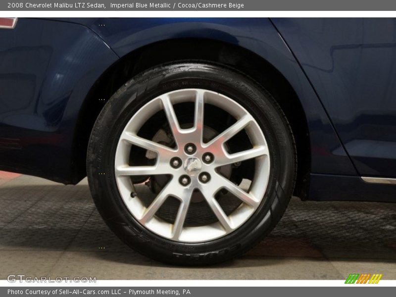 Imperial Blue Metallic / Cocoa/Cashmere Beige 2008 Chevrolet Malibu LTZ Sedan