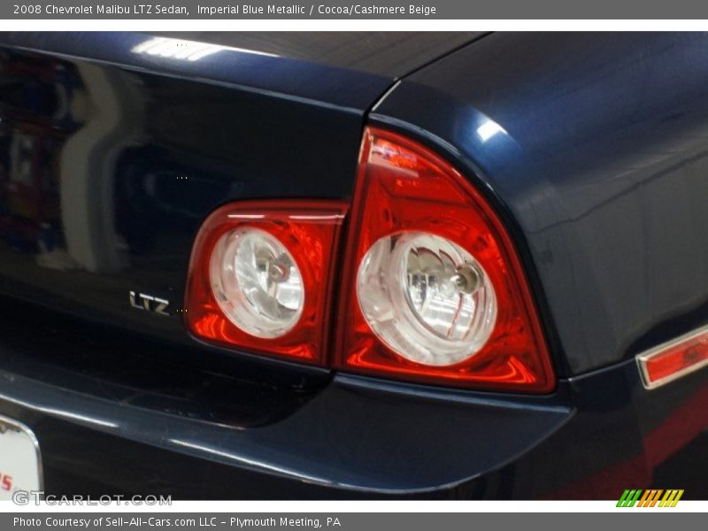 Imperial Blue Metallic / Cocoa/Cashmere Beige 2008 Chevrolet Malibu LTZ Sedan