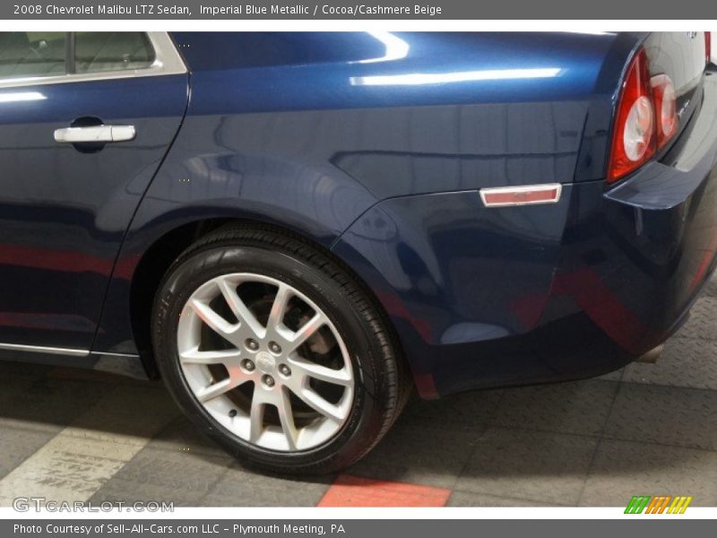Imperial Blue Metallic / Cocoa/Cashmere Beige 2008 Chevrolet Malibu LTZ Sedan
