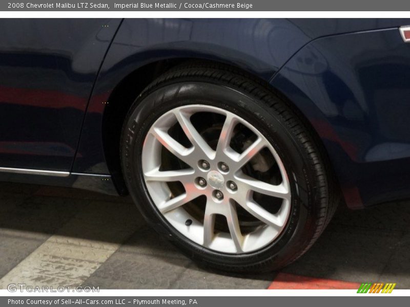 Imperial Blue Metallic / Cocoa/Cashmere Beige 2008 Chevrolet Malibu LTZ Sedan