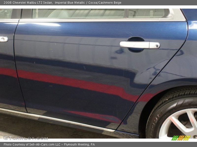 Imperial Blue Metallic / Cocoa/Cashmere Beige 2008 Chevrolet Malibu LTZ Sedan