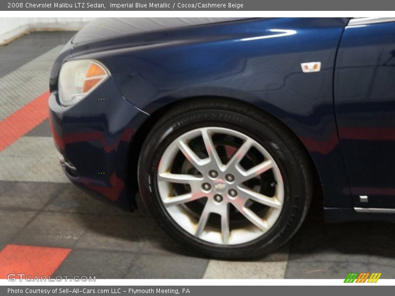 Imperial Blue Metallic / Cocoa/Cashmere Beige 2008 Chevrolet Malibu LTZ Sedan