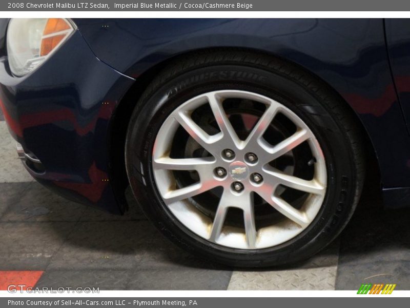 Imperial Blue Metallic / Cocoa/Cashmere Beige 2008 Chevrolet Malibu LTZ Sedan