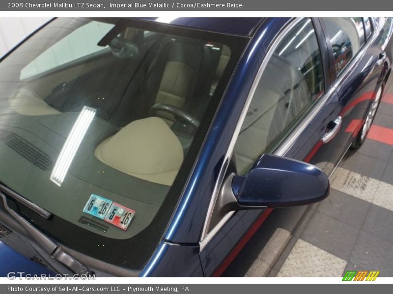 Imperial Blue Metallic / Cocoa/Cashmere Beige 2008 Chevrolet Malibu LTZ Sedan