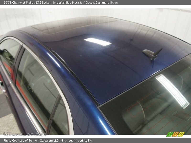 Imperial Blue Metallic / Cocoa/Cashmere Beige 2008 Chevrolet Malibu LTZ Sedan