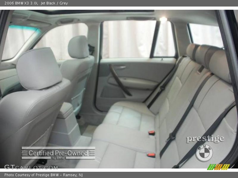 Jet Black / Grey 2006 BMW X3 3.0i