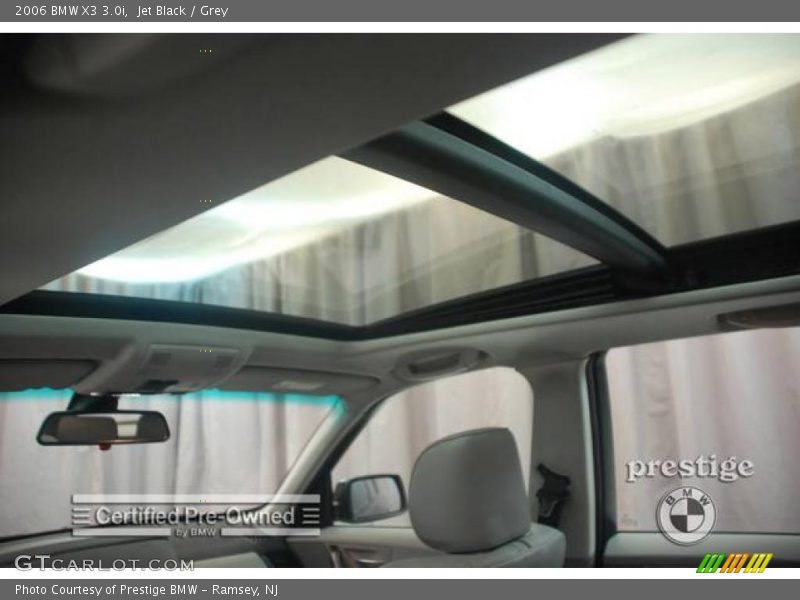 Jet Black / Grey 2006 BMW X3 3.0i