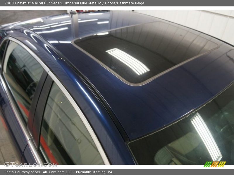 Imperial Blue Metallic / Cocoa/Cashmere Beige 2008 Chevrolet Malibu LTZ Sedan