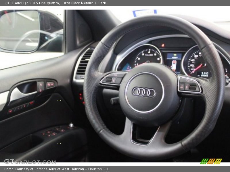 Orca Black Metallic / Black 2013 Audi Q7 3.0 S Line quattro