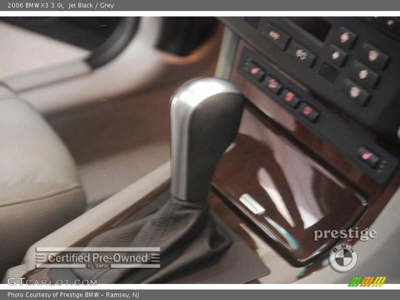 Jet Black / Grey 2006 BMW X3 3.0i