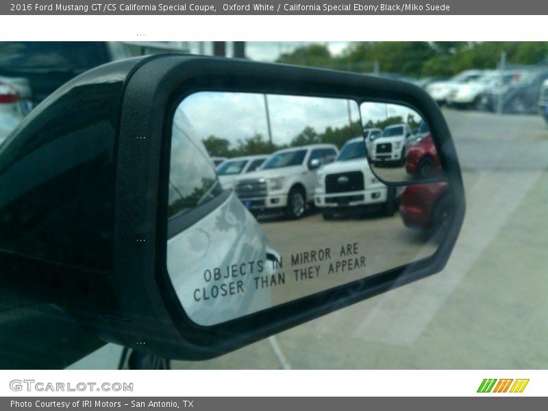 Oxford White / California Special Ebony Black/Miko Suede 2016 Ford Mustang GT/CS California Special Coupe