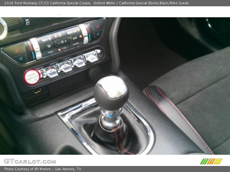  2016 Mustang GT/CS California Special Coupe 6 Speed Manual Shifter