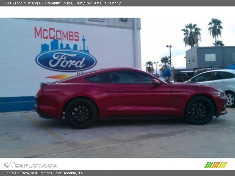 Ruby Red Metallic / Ebony 2016 Ford Mustang GT Premium Coupe