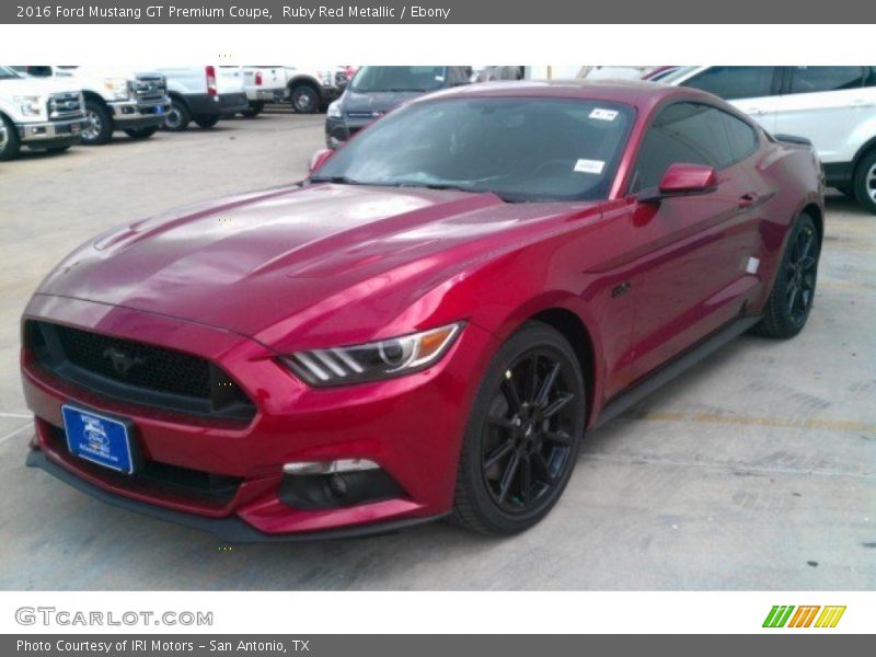 Ruby Red Metallic / Ebony 2016 Ford Mustang GT Premium Coupe