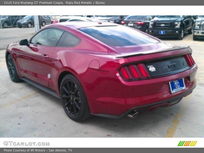 Ruby Red Metallic / Ebony 2016 Ford Mustang GT Premium Coupe