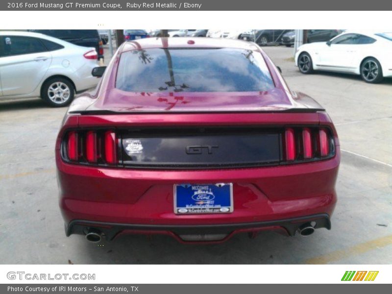 Ruby Red Metallic / Ebony 2016 Ford Mustang GT Premium Coupe