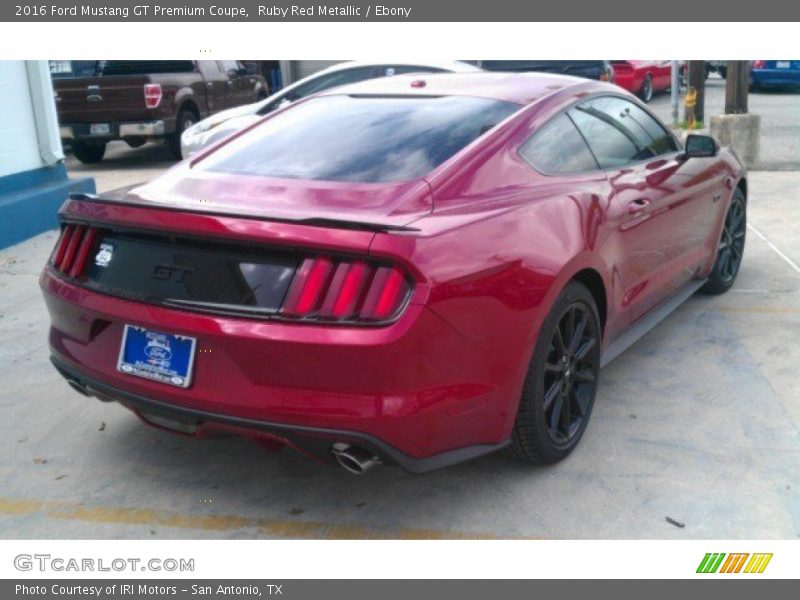 Ruby Red Metallic / Ebony 2016 Ford Mustang GT Premium Coupe