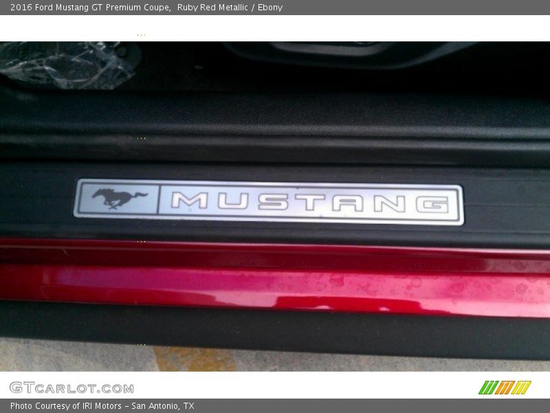 Ruby Red Metallic / Ebony 2016 Ford Mustang GT Premium Coupe