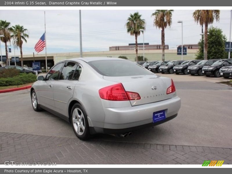 Diamond Graphite Gray Metallic / Willow 2004 Infiniti G 35 Sedan