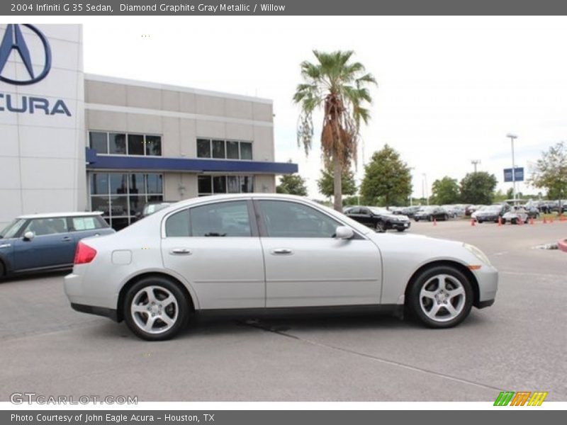 Diamond Graphite Gray Metallic / Willow 2004 Infiniti G 35 Sedan