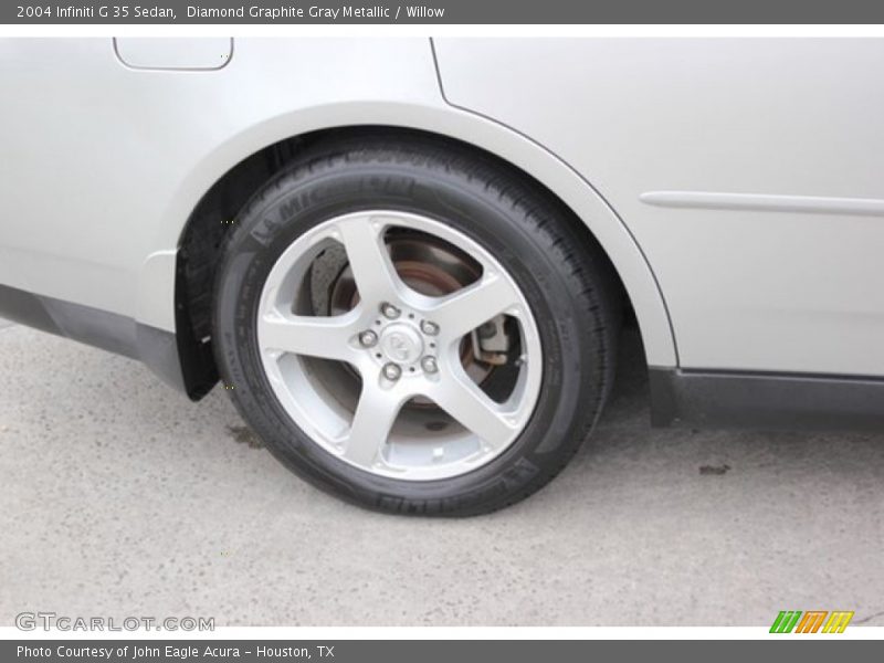 Diamond Graphite Gray Metallic / Willow 2004 Infiniti G 35 Sedan