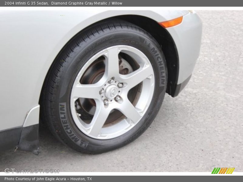 Diamond Graphite Gray Metallic / Willow 2004 Infiniti G 35 Sedan