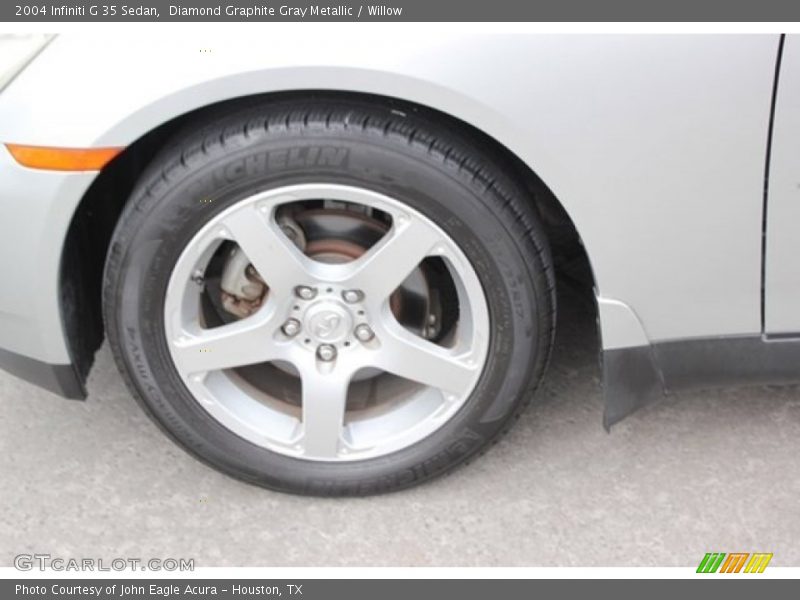 Diamond Graphite Gray Metallic / Willow 2004 Infiniti G 35 Sedan