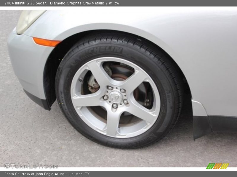 Diamond Graphite Gray Metallic / Willow 2004 Infiniti G 35 Sedan