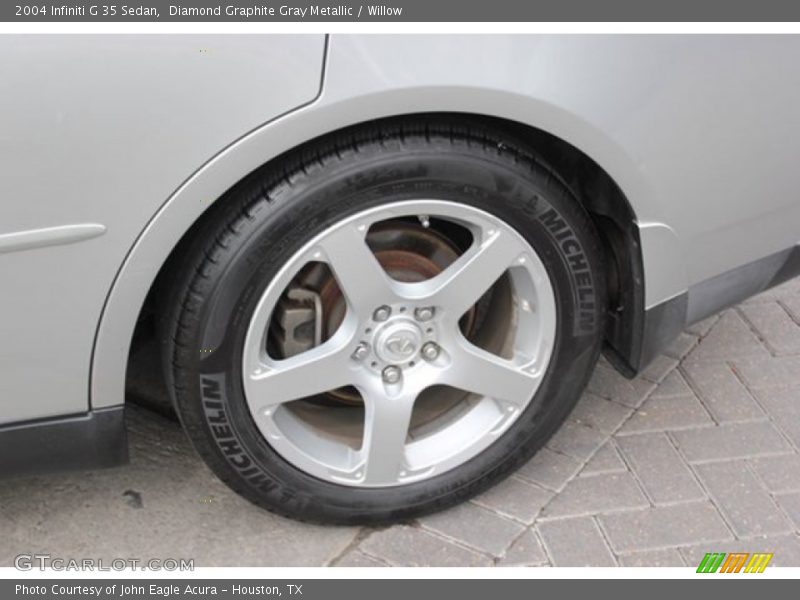 Diamond Graphite Gray Metallic / Willow 2004 Infiniti G 35 Sedan