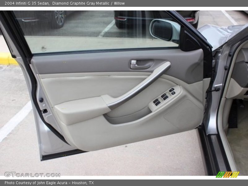 Diamond Graphite Gray Metallic / Willow 2004 Infiniti G 35 Sedan