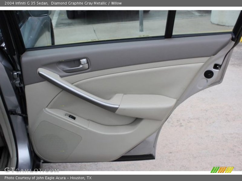 Diamond Graphite Gray Metallic / Willow 2004 Infiniti G 35 Sedan