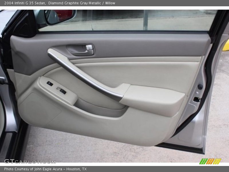 Diamond Graphite Gray Metallic / Willow 2004 Infiniti G 35 Sedan
