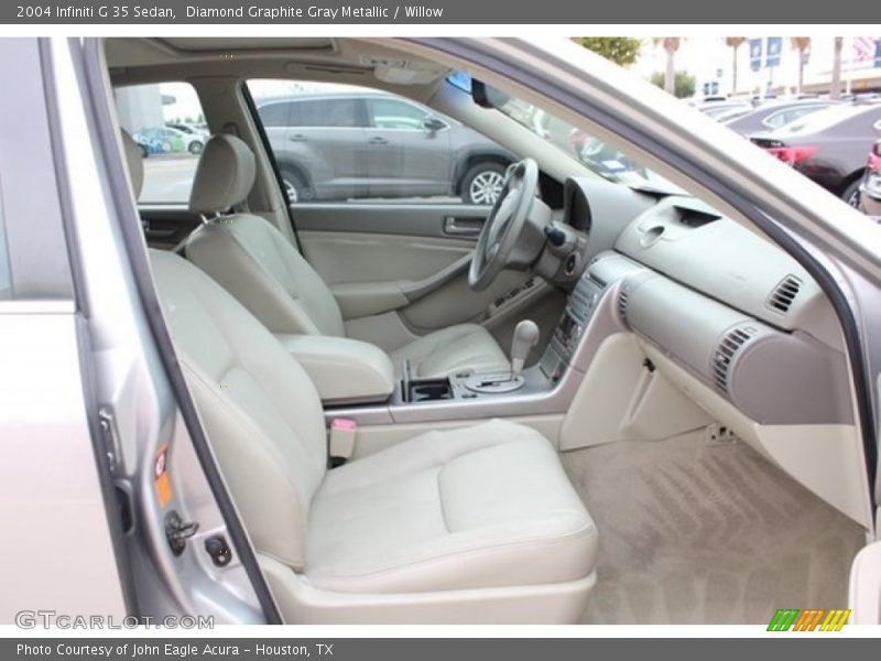 Diamond Graphite Gray Metallic / Willow 2004 Infiniti G 35 Sedan