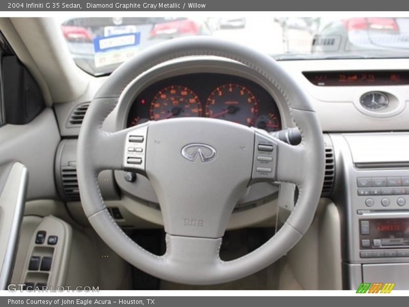 Diamond Graphite Gray Metallic / Willow 2004 Infiniti G 35 Sedan