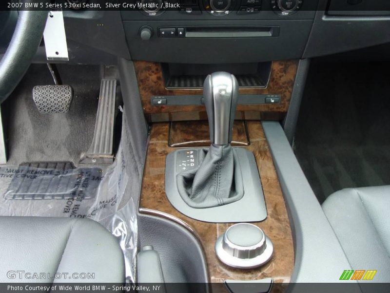Silver Grey Metallic / Black 2007 BMW 5 Series 530xi Sedan
