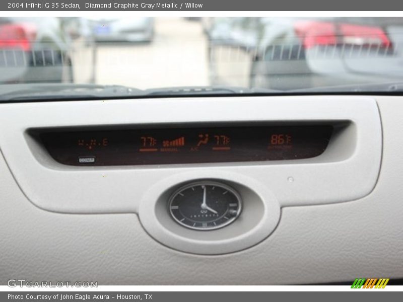 Diamond Graphite Gray Metallic / Willow 2004 Infiniti G 35 Sedan