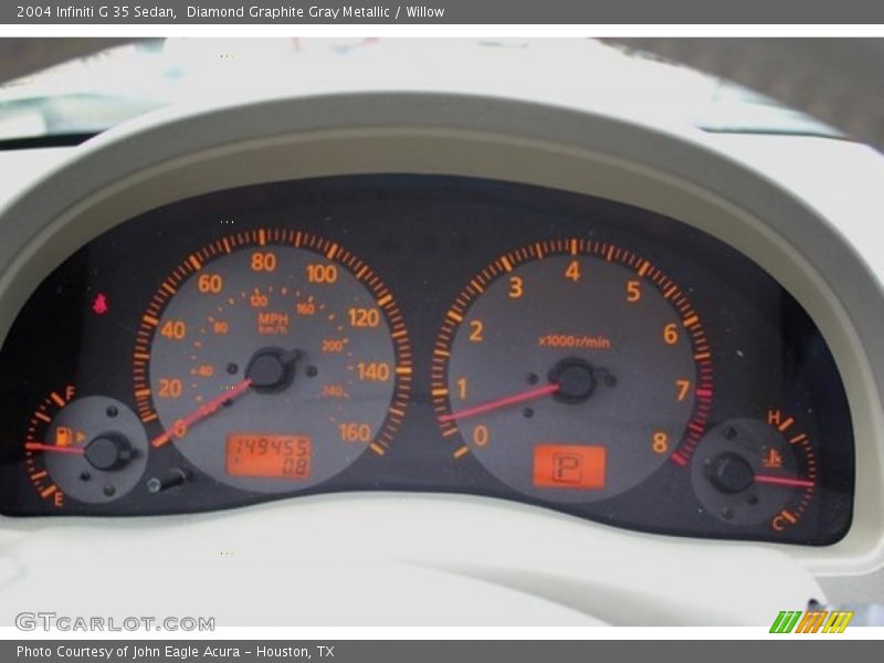 Diamond Graphite Gray Metallic / Willow 2004 Infiniti G 35 Sedan