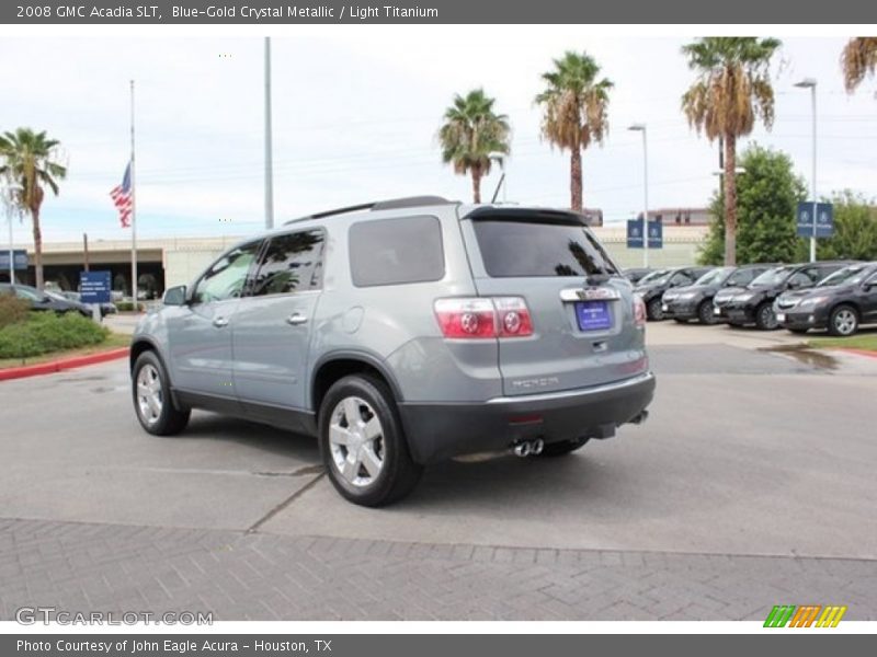 Blue-Gold Crystal Metallic / Light Titanium 2008 GMC Acadia SLT