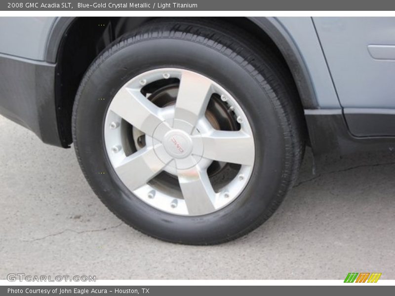 Blue-Gold Crystal Metallic / Light Titanium 2008 GMC Acadia SLT